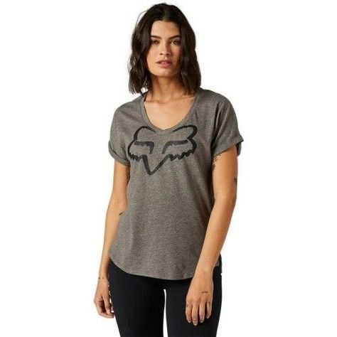 Polera MUJER FOX Boundary Gris-0