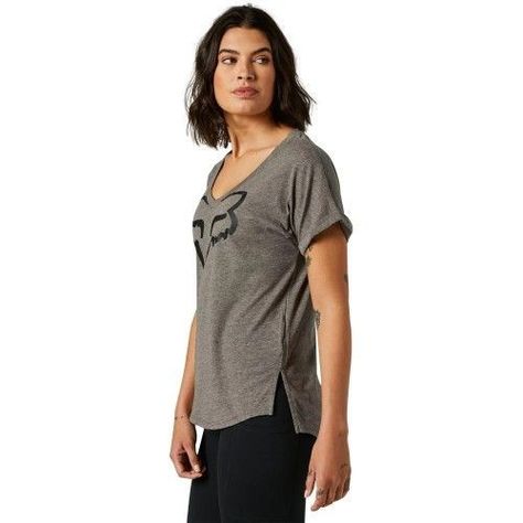 Polera MUJER FOX Boundary Gris-3