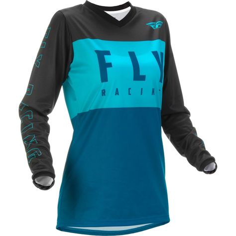 Jersey Niña FLY RACING F-16 Aqua-0