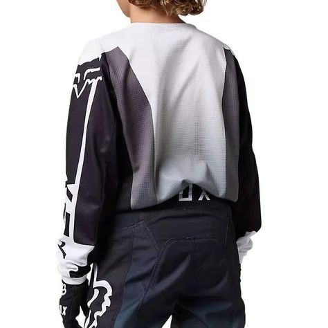 Jersey Niño FOX Racing 180 LEED Negra-1