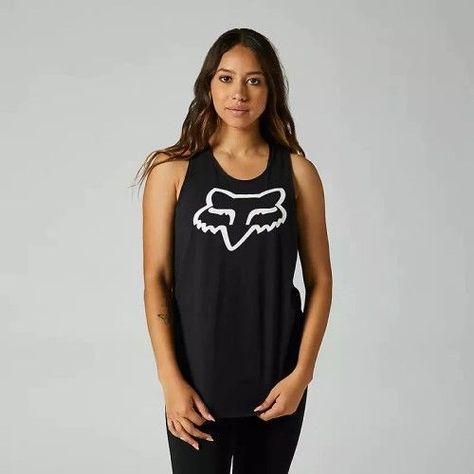 Polera Mujer FOX Sin Manga BOUNDARY Negro-0