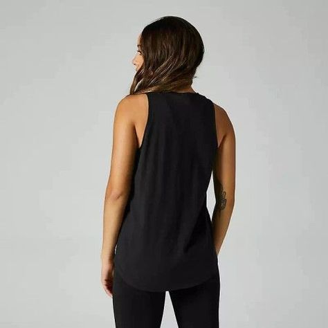Polera Mujer FOX Sin Manga BOUNDARY Negro-1