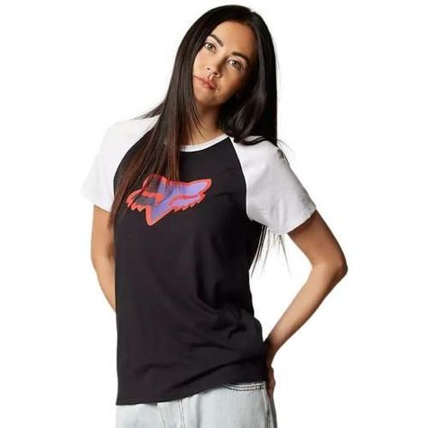 Polera Mujer Fox Raglan Fgmnt Rosada-0