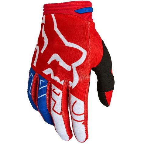 Guantes Niño FOX RACING 180 SKEW Rojo (2-12 años)-0