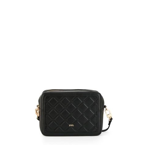 Cartera bandolera pequeña milena negro-0