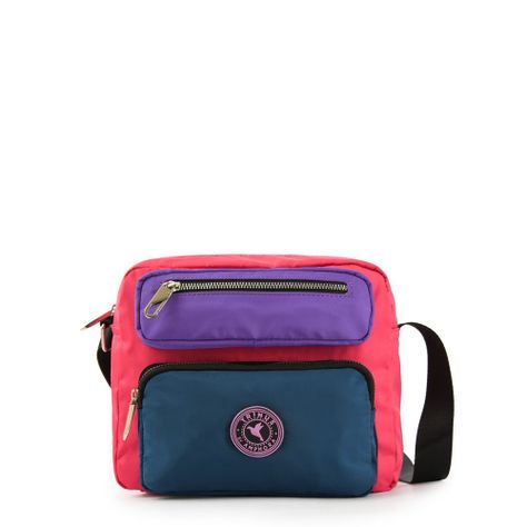 Cartera bandolera mediana silvie fucsia-0