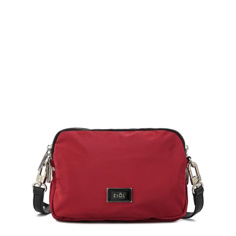 Cartera bandolera mediana lisette burdeo-0