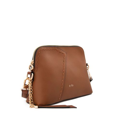 Cartera bandolera mediana biel café-1