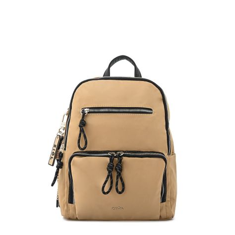 Mochila mediana perlina beige-0