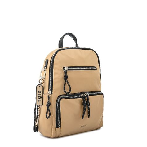 Mochila mediana perlina beige-1