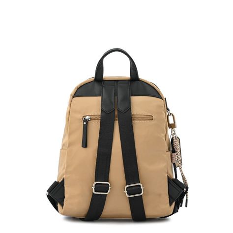 Mochila mediana perlina beige-2