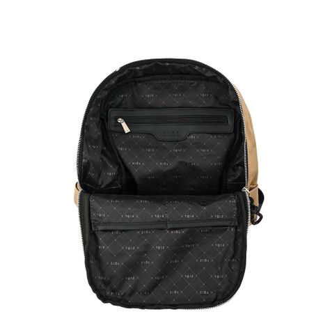 Mochila mediana perlina beige-3