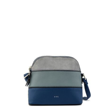 Cartera bandolera pequeña lourd azul oscuro-0