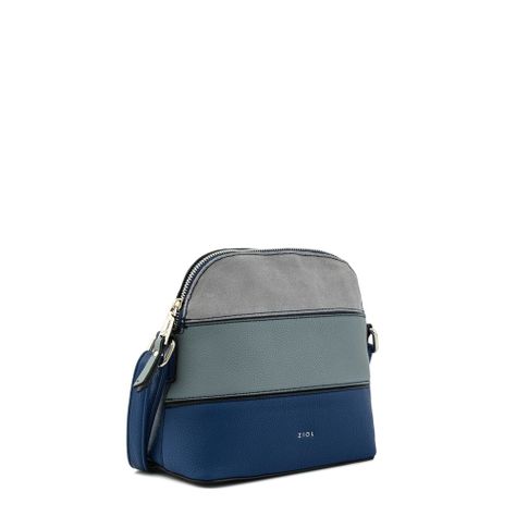 Cartera bandolera pequeña lourd azul oscuro-1