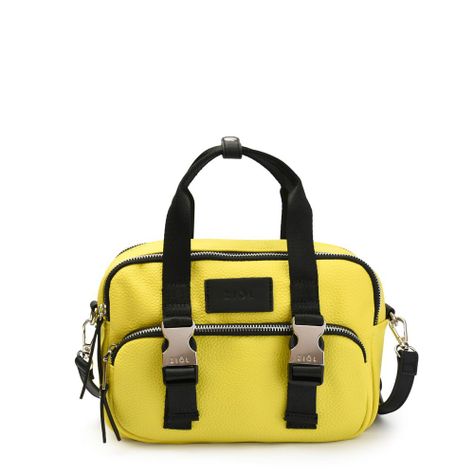 Cartera bandolera mediana dorina amarillo-0