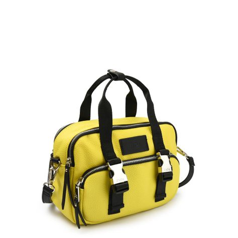 Cartera bandolera mediana dorina amarillo-1