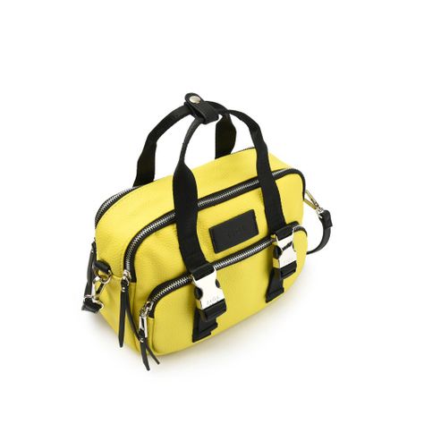 Cartera bandolera mediana dorina amarillo-2