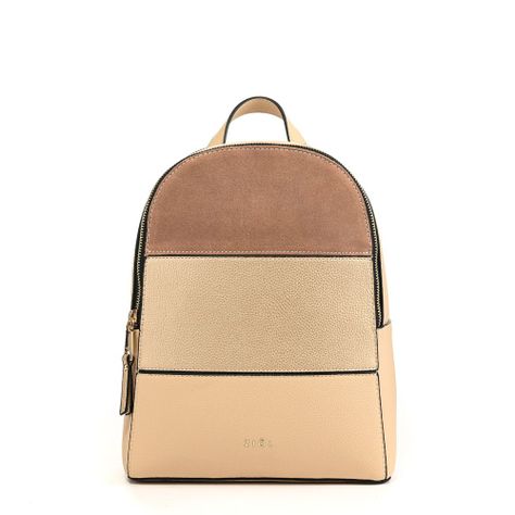 Mochila mediana lourd beige-0