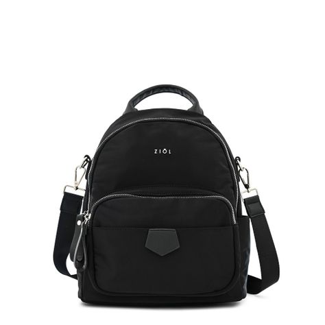 Mochila mediana lilio negro especial-0