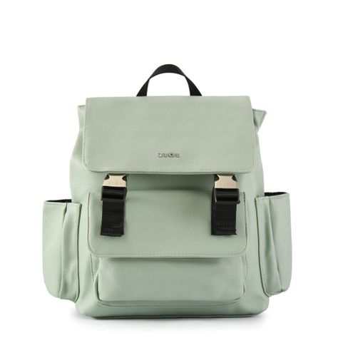 Mochila con tapa mediana samara verde agua-0