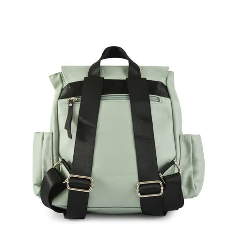Mochila con tapa mediana samara verde agua-2