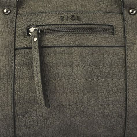 Cartera dos asas anjana gris oscuro-3