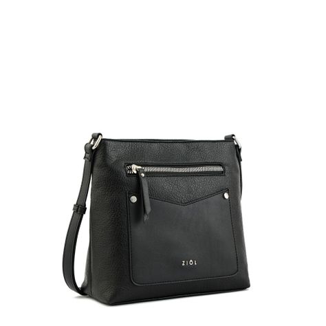 Cartera bandolera mediana saray negro-1