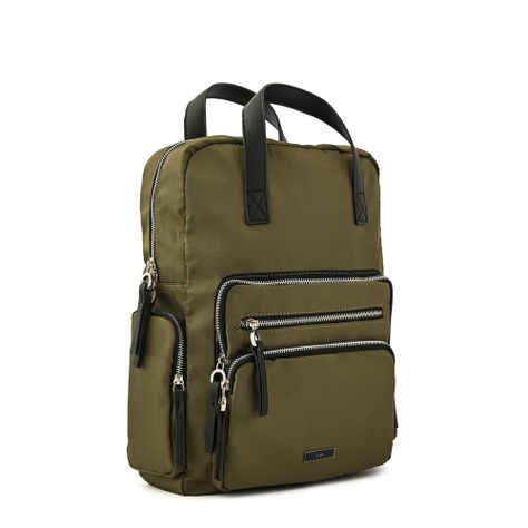 Mochila portanotebook grande zamora verde oliva-1