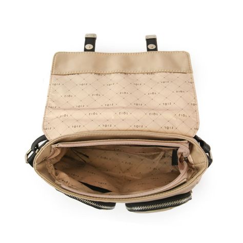 Cartera bandolera con tapa mediana erzurum taupe-3