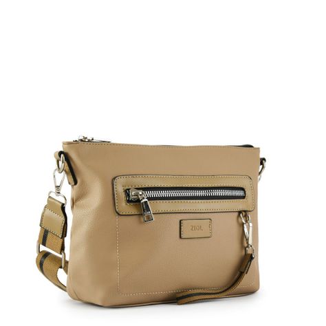 Cartera bandolera mediana tania taupe-1