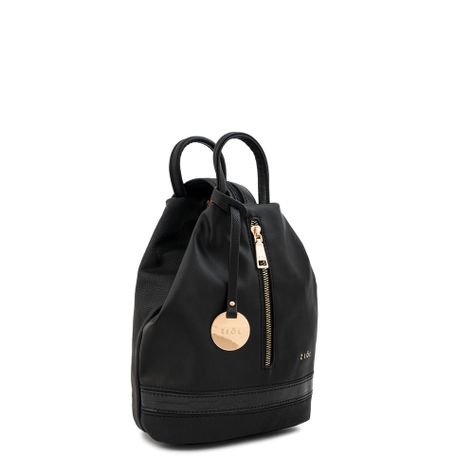 Mochila pequeña laisse negro especial-1