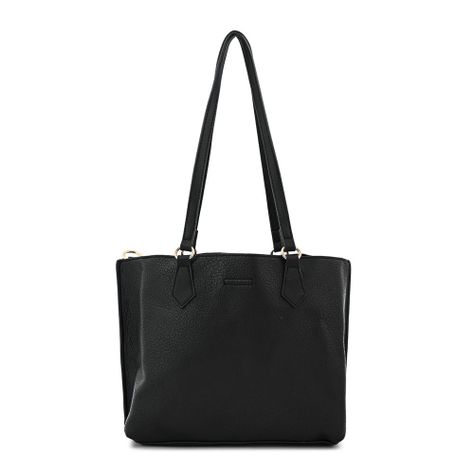 Cartera dos asas mediana viviene negro-2