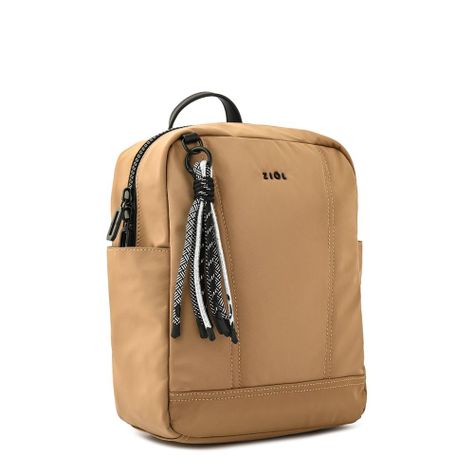 Mochila mediana yoko beige oscuro-1