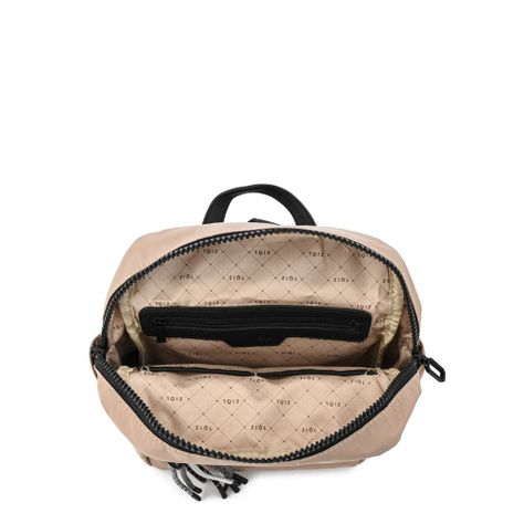 Mochila mediana yoko beige oscuro-3