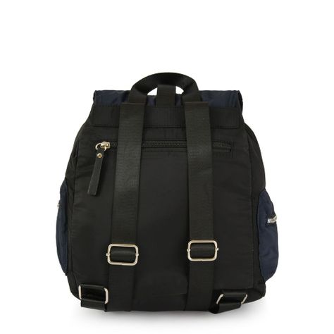 Mochila con tapa mediana abie negro-2