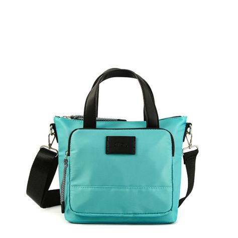 Cartera dos asas pequeña amaltea verde agua-0