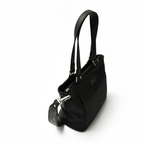 Flaner Cartera Tipo Dos Asas Tres Divisiones Negro-2