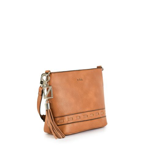 Cartera bandolera mediana kristal camel-1