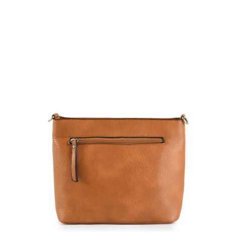 Cartera bandolera mediana kristal camel-2