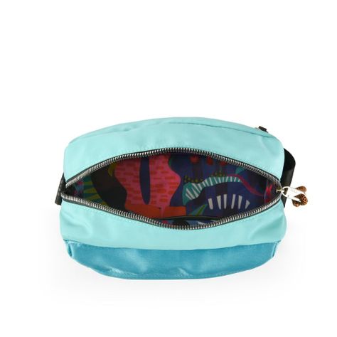 Cartera Bandolera Mediana Rou Turquesa-3
