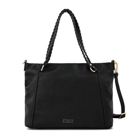 Cartera dos asas grande rosita negro-0