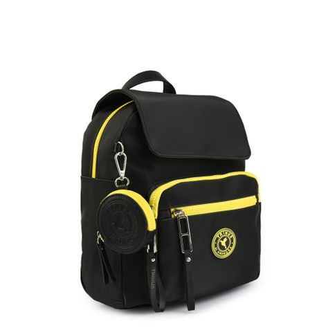 Mochila Con Tapa Grande Darby Negro-1