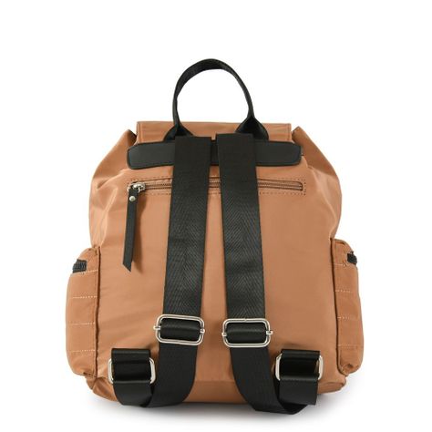 Mochila mediana giulia beige oscuro-2