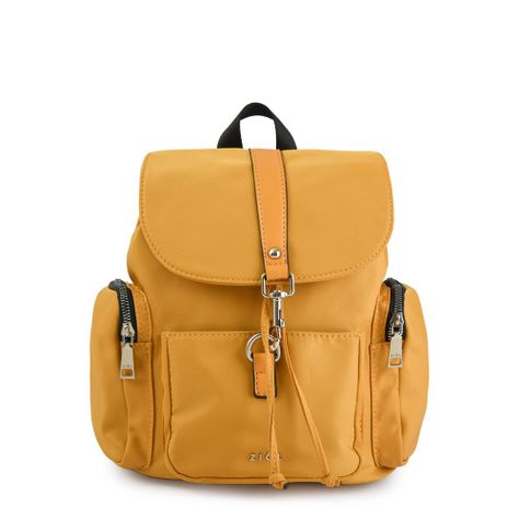 Mochila mediana fumy mostaza-0