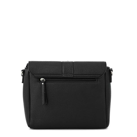 Cartera bandolera con tapa pequeña althea negro especial-2