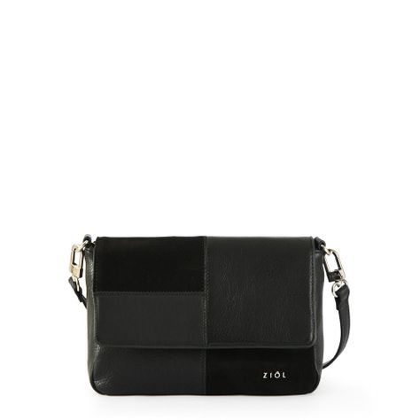 Cartera bandolera mediana ellie negro-0