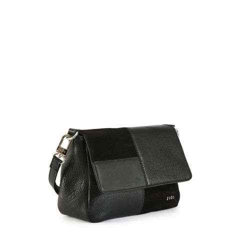 Cartera bandolera mediana ellie negro-1