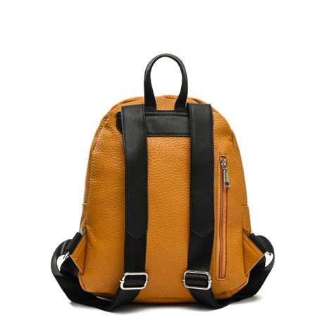 Mochila mediana loana mostaza-2