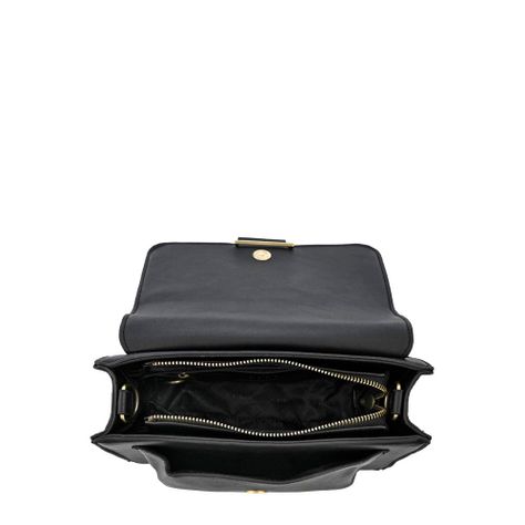 Cartera bandolera con tapa pequeña tesea negro especial-3