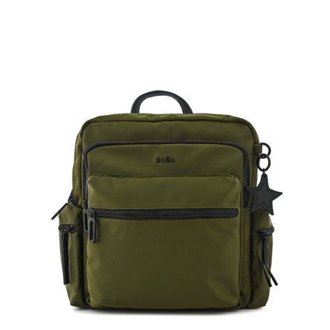 Mochila mediana ronnie verde oliva-0